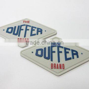 Custom 3d Silicone Raised Rubber Custom Patch