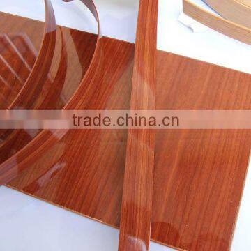 cherry PVC edge banding for furniture and board,solild colour&wood grain