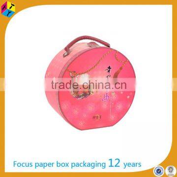 Elegant High Quality Paper Cardboardhat Box Purse photo-3