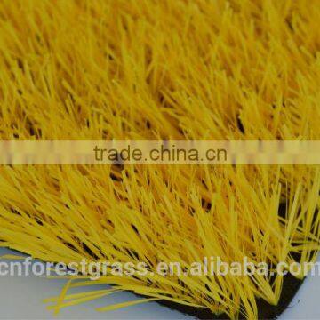 Colorful yellow 50mm artificial grass for football/soccer field