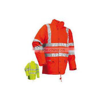 Hi Vis Waterproof Rain Jacket, safety work jacket, Police Jackets