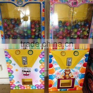 45mm Diameter Capsule Gashapon Vending Machine With Metal Cabinet Two Player Capsuletoy Vending Machine photo-6