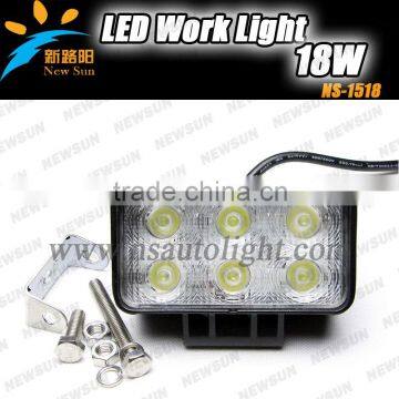 IP68 Waterproof High Performance C ree 18w Truck Suv Atv Auto Led Work Light/offroad Led Work Light