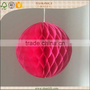 Wedding decoration hanging tissue paper honeycomb balls decorations