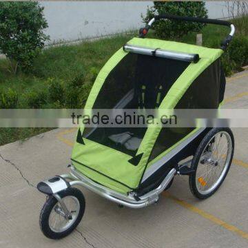 Dual Function Baby Stroller Aluminum Bicycle Trailer