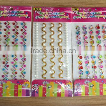 Well-being and Charming Drilling Sticker, DIY Sticker,say it in Crystals