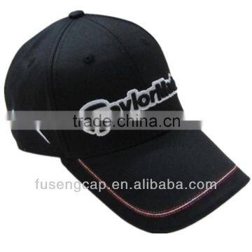 Newly fashion 6 panel 100% cotton golf cap