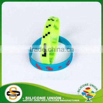 Customized Printed Silicone Bracelet Color Printing Silicone Wristbands