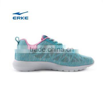 ERKE Wholesale Dropship Breathable Fly Knitted Mesh China Brand Womens Sports Running Shoes photo-2