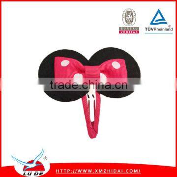 2015 Mouse Children birthday party supplies Mouse Ears Baby Hair Accessories Girl ribbon Headwear decoration baby shower