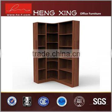 Living room walnut file cabinet/ corner shelf HX-4FL078