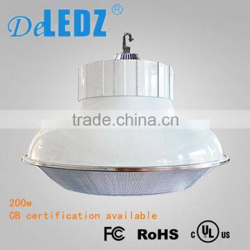 UL DLC listed 200W IP65 aluminum CB certificate available led highbay light North America market