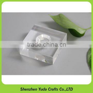 Manufacturing Milled Parts Glass Polished Block CNC Acrylic Machining With Router Service
