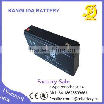 Manufacturer 6v7ah sealed vrla battery power accumulator