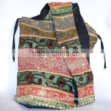 Bohemian Hippie Traditional Multicolor Crossbody Bag Sling Handmade Shoulder Bag Boho Hobo Messenger Bag