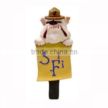 Resin Bulldog Beer Tap Handle