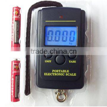 Digital Lcd Display Mini Hook Luggage Scale 40kg photo-3