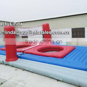 Big Commercial Inflatable Bossaball Field Supplier