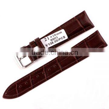 Top grade quality of genuine leather watch band,custom watch band,wholesale leather watch band