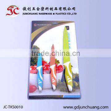 Wholesale made in China cheap colorful coating knive set