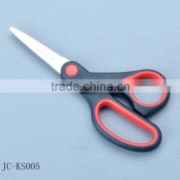 Cheaper promotion PP+TPR handle office scissors