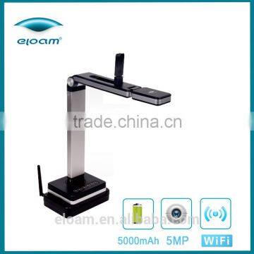 Wifi document camera scanner , support android system and mac