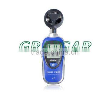 HT-856 Anemometer Mini environmental testing instrument hand-held with LCD DISPLAY