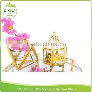 ^^^~~~ Wholesale Handblown Geometric Pot for Home& Wedding Decor ^^^~~~ Terraium Glass Plant Lacquer Vase photo-3