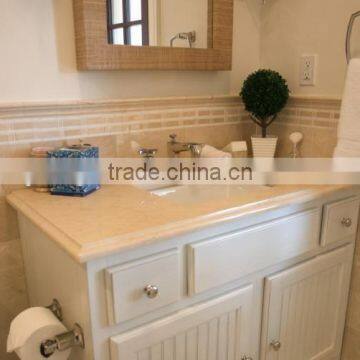 Crema Marfil Marble Vanity Top