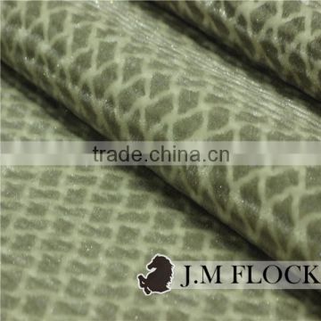 High European style home interior decorator flock velvet wallpaper