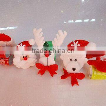 2014 Wholesale Promotional PVC slap bracelet cheap slap band Christma style