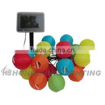 Smart Solar 20 LED Solar Chinese Lantern String Lights