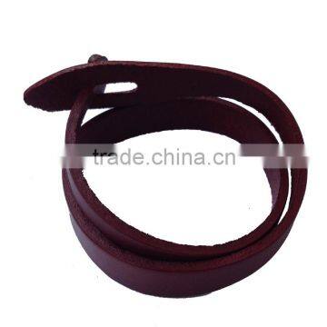 Fashion hot sales handmade leather bracelet designs in Chinese DongGuan factory