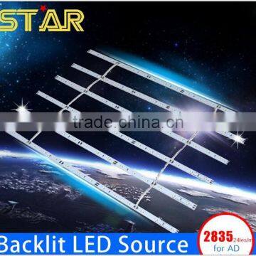 Fit for LED Backlit Advertising Lightbox SMD5730 SMD2835 rigid lcd led backlight strip waterproof outdoor light box