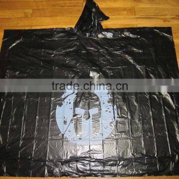 2016 Logo Printed Promotional Transparent PE Raincoat Disposable Plastic Raincoat photo-6