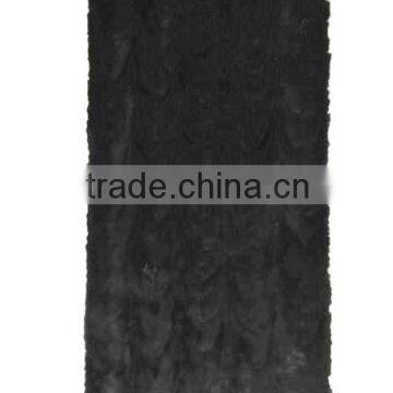 2015hot selling real black mink fur blanket