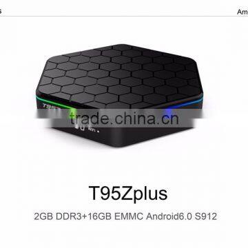 2016 New Pendoo T95Z Plus S912 2g 16g Android 6.0 KODI17.0 Octa Core Smart tv Box photo-2
