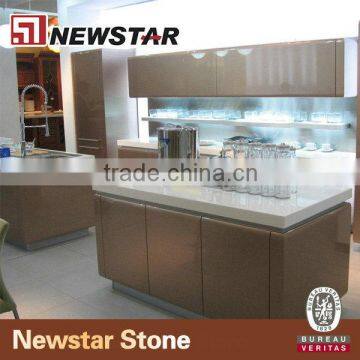 Newstar produce absolute white quartz countertop