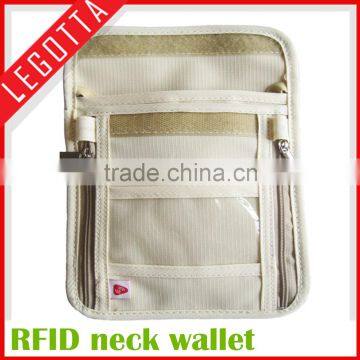 RFID Blocking Passport Holder Stash Pouch Money Security Travelling Neck Wallet photo-3