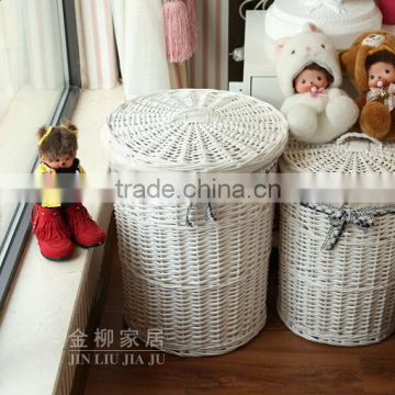 set of 2 willow laundry basket