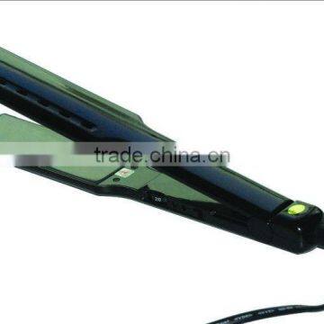 Ceramic 2 in 1 wide plate Professional Flat Iron with LED ON/OFF switch