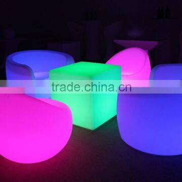 Led Light Illuminated Plastic Sofa photo-4