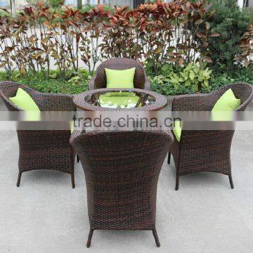Square or Round Wicker Dining Chair/rattan Table