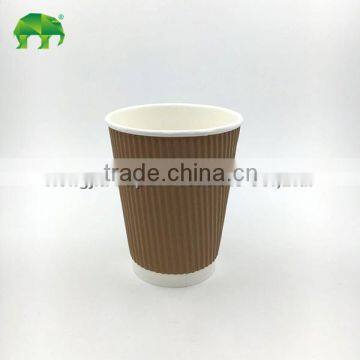 FDA ISO9001 18pe Coated Single Wall Paper Cups Beverage Single Wall Paper Cup