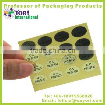 Yori High Quality Printing Label Pvc Sticker Circle Sticker photo-3
