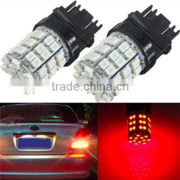 RV LED Light highT25 3157 3156 54 LED 3528 SMD Red Car Auto Brake Stop Backup Tail Parking Lights Lamp Bulbs DC12V
