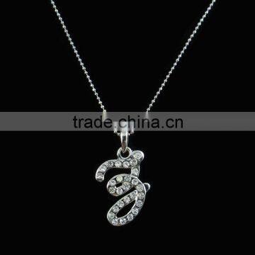 wholesale name necklace ashion name jewelry necklace