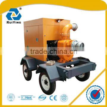 diesel engine water pump removable trailer irrigation flood prevention 400m3/hr