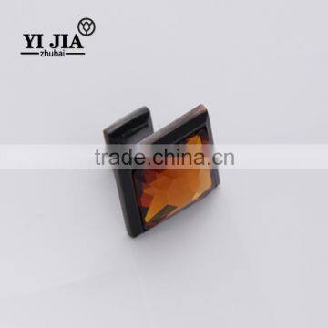 hot sale amber color glass door handle for cabinets