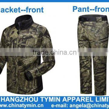 Unisex Camouflage Hunting Jacket and Pants Hunting Suit